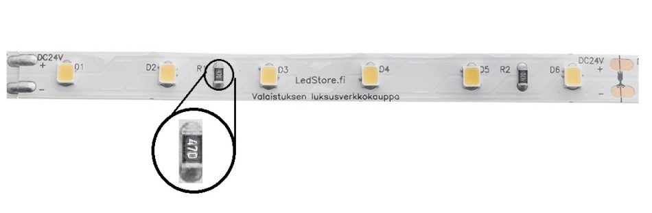 Led strip IC circuit