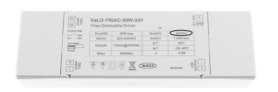 Constant current or DC voltage in the article picture of DC voltage transformer 30W ledstore