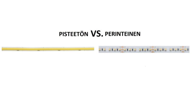 Dotless led strip vs traditional led strip Dotless led strip vs traditional led strip