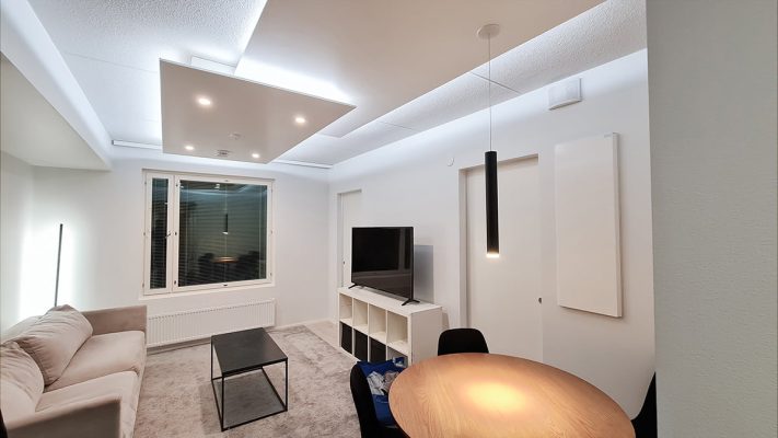 Making indirect light on the ceiling, renovation of a duplex Making indirect light on the ceiling, renovation of a duplex