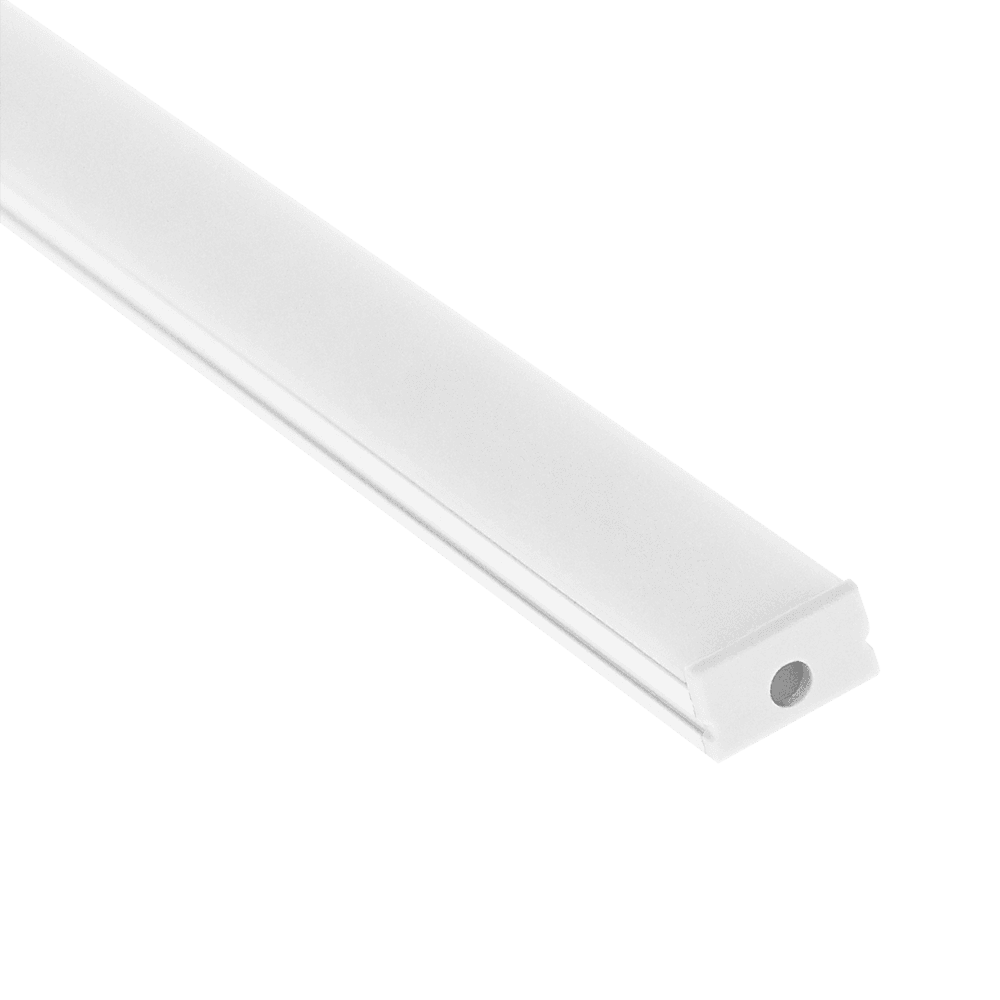 LedStore aluminium profile low, surface-mounted