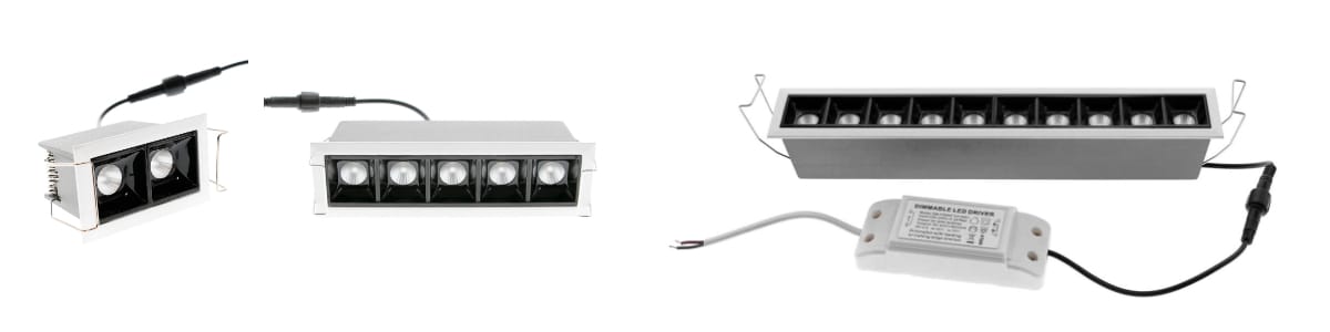 LINJA lights - LedStore LedStore’s LINJA 2, LINJA 5, and LINJA 10 spotlights.