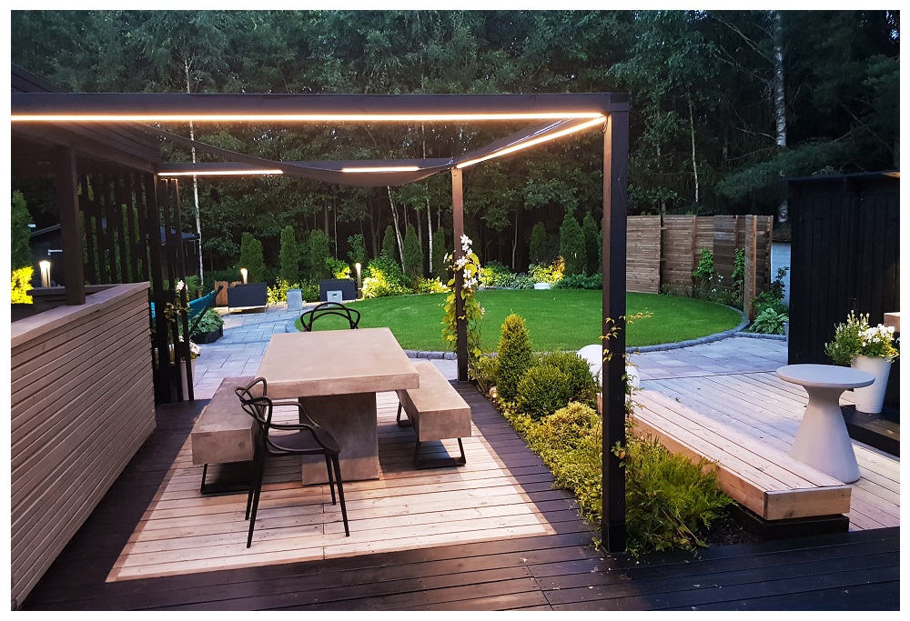 Led ribbon for outdoor - Led ribbon for pergola