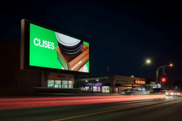 The role of LED lights in outdoor advertising