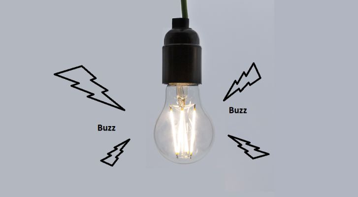 Why do LED lights buzz? Why do LED lights buzz?