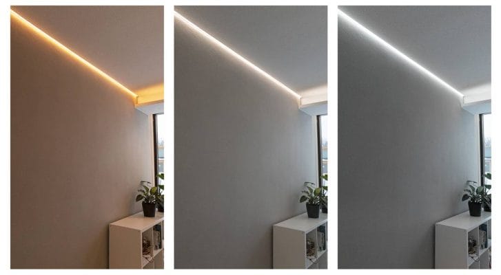 Acoustic spraying and recessed LED lighting transformed the space – renovation presentation Acoustic spraying and recessed LED lighting transformed the space – renovation presentation