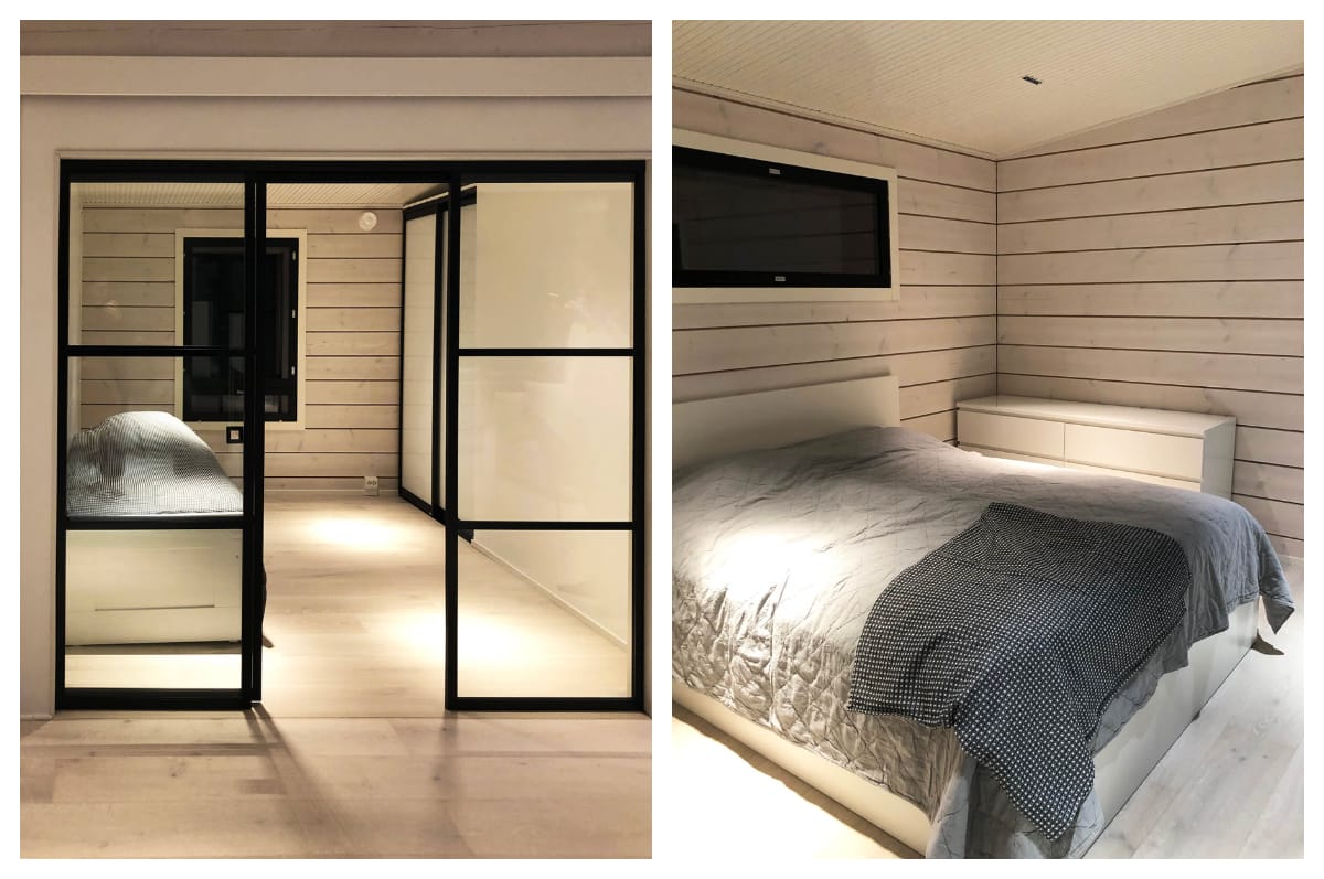 bedroom lighting - LedStore For the bedrooms, LINJA spotlights were a great fit, supporting a lighting design that wanted narrow-angle light focused only on the edges of the bed.